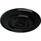 Ekena Millwork Floral Ceiling Medallion, Hand-Painted Black Pearl, 23 1/2"OD x 2 3/4"P CM23FLBPS - alternate 2